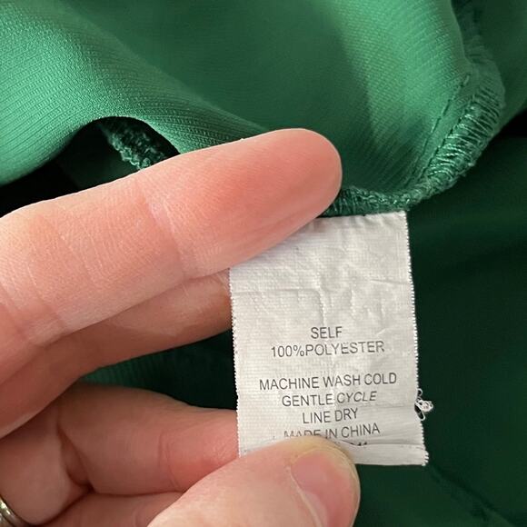 Amanda Uprichard Naoemi Shift Mini dress green - S - Picture 12 of 12